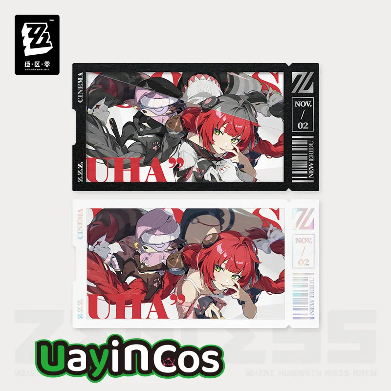 

Оригинальный Ukinami Yuzuha Alice Thymefield Zenless Zone Zero, коллекционный набор карт, аниме-фигурка, игровая игрушка, детский подарок на Хэллоуин, косплей