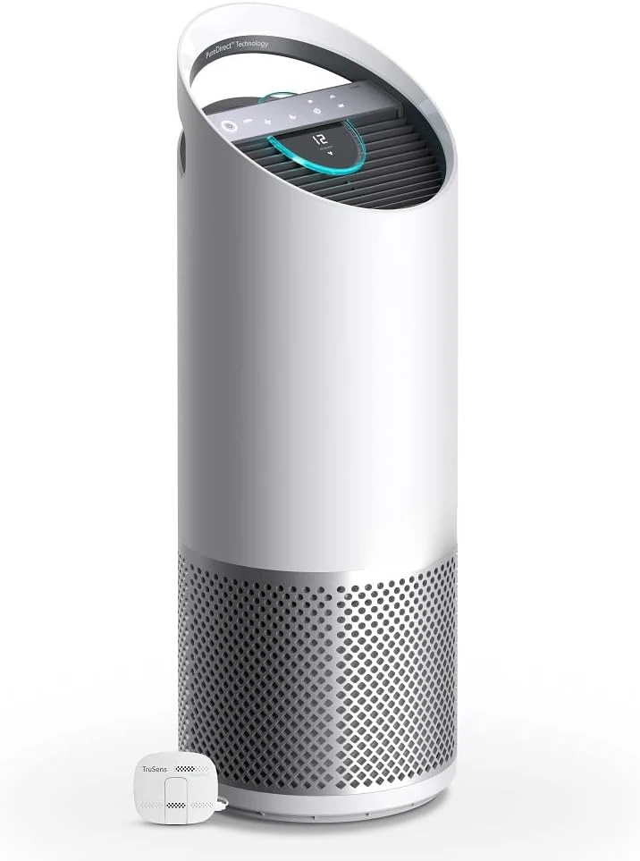 

Air Purifier with UV-C Light + HEPA Filtration | Small | Handle | Simple Touch | Speed Control | White Air purifier filter