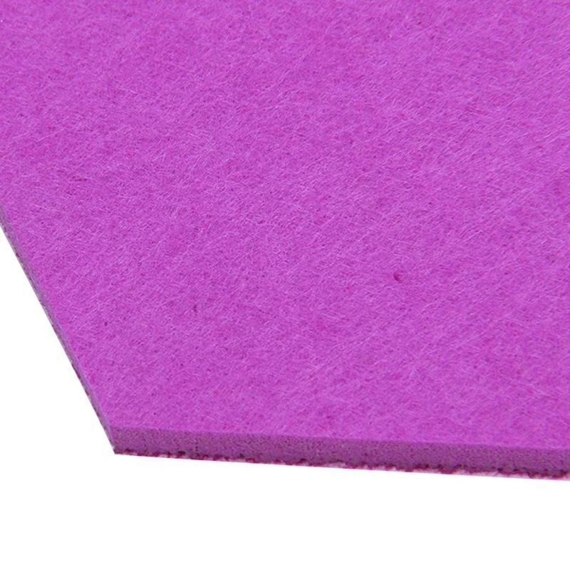 Hexagon Felt Pin Board Set, boletim auto-adesivo, Memo Foto, Cork Boards, 18 Pushpins, 5.5X5X0. 2 polegadas