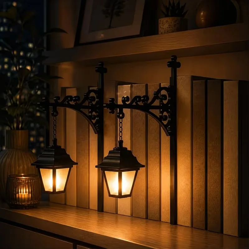 Halloween Themed Warm Glow Bookend Shelf Lamp Book Stopper for Office Reading Room Desk Decoration Reader Gift