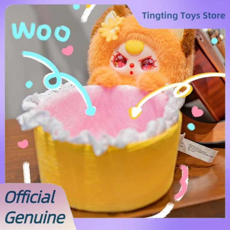 Oryginalny Koszyk do Przechowywania Baby Three, Pluszowa Niespodzianka, Urocza Lalka, Organizer na Drobiazgi na Biurko, Mystery Box, Modne Zabawki, Prezenty Świąteczne