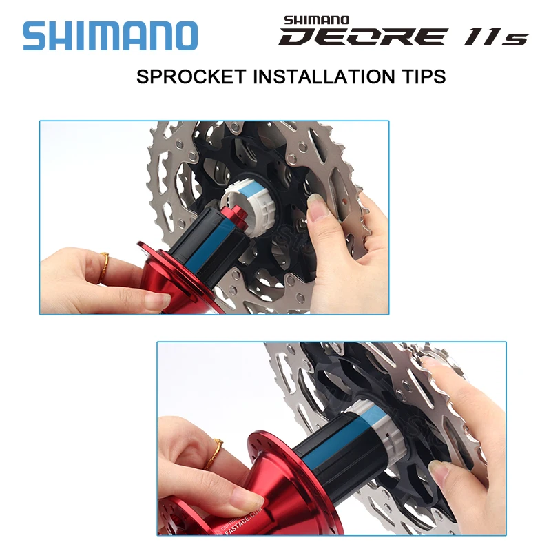 Original SHIMANO Deore CS HG M5100 11-Speed Cassette 11-42T 11-51T HYPERGLIDE MTB bike 11V mountain bike Sprocke flywheel