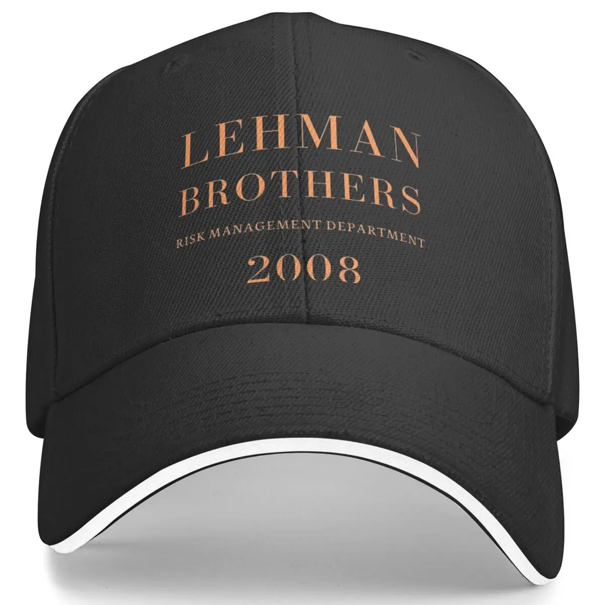 Lehman Brothers Risk Management Dept (12) Baseball Cap y2k Funny Hip Hop Hats Summer Men Women Outdoor Sports Snapback Cap