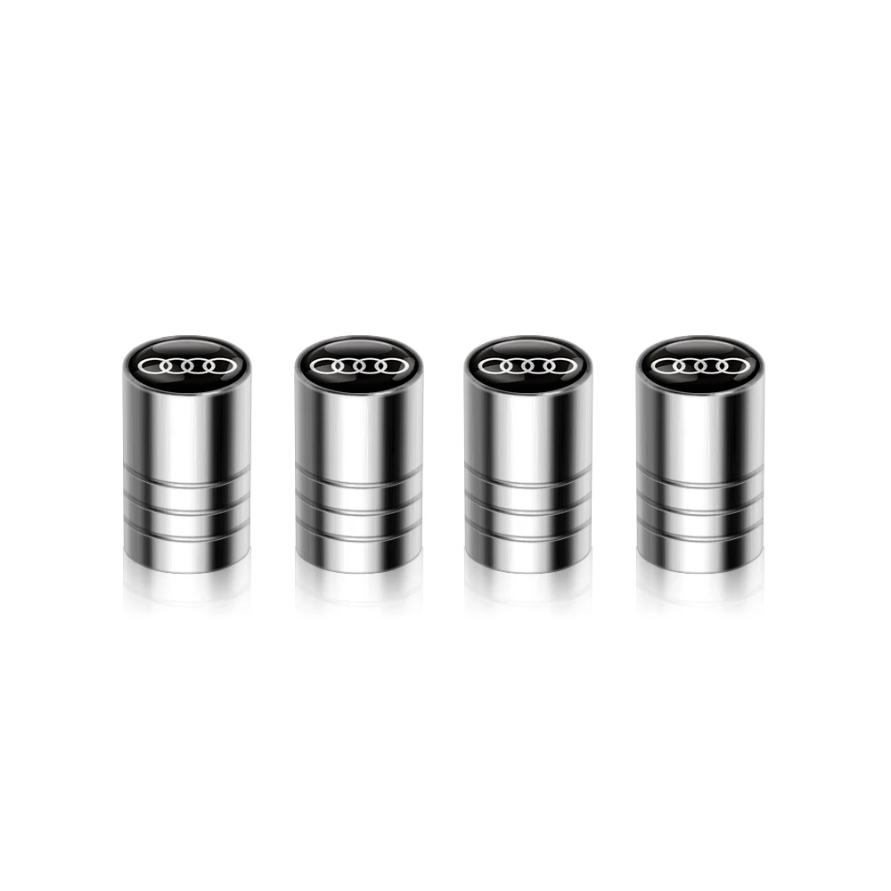 4 stuks autostyling 3D aluminium metalen auto wiel ventieldopjes voor Audi A1 A3 A4 A5 A6 A7 A8 Q2 Q3 Q5 Q7 TT Sline S3 RS