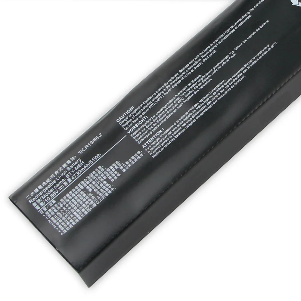 Original ersatz batterie BTY-M6H für msi MS-1792 MS-1795 MS-1794 gl65 gv62 gl63 MS-17C6 ge62 ge72 gl62 ge62mvr ge62vr