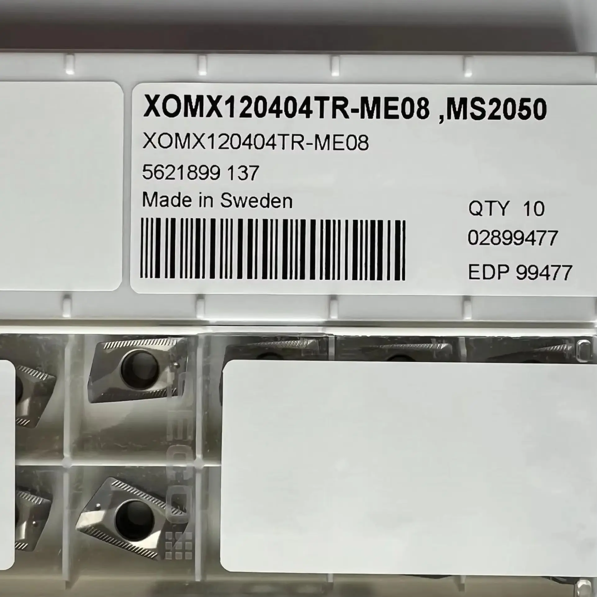 

XOMX120404TR-ME08,MS2050 /Alloy blade 10 PCS