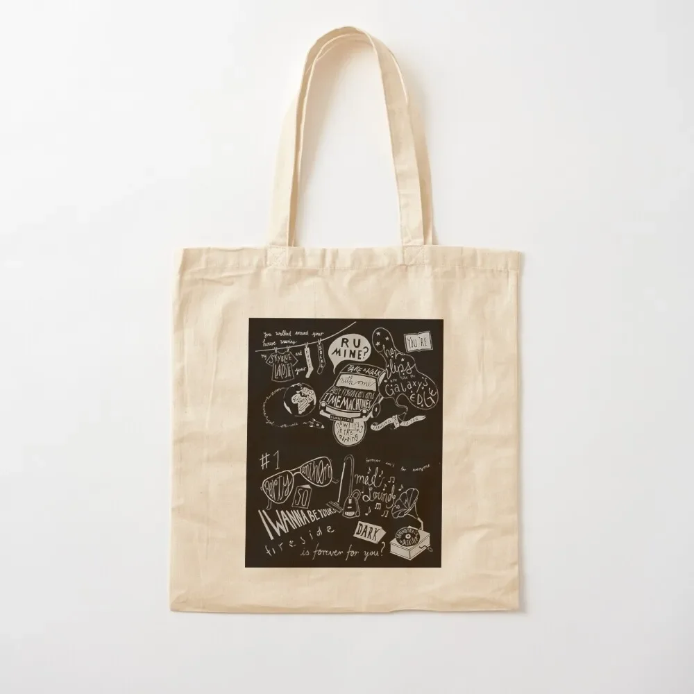 

artic monkeys,artic monkey,punk,music,britpop Tote Bag Canvas tote bag university Tote Bag