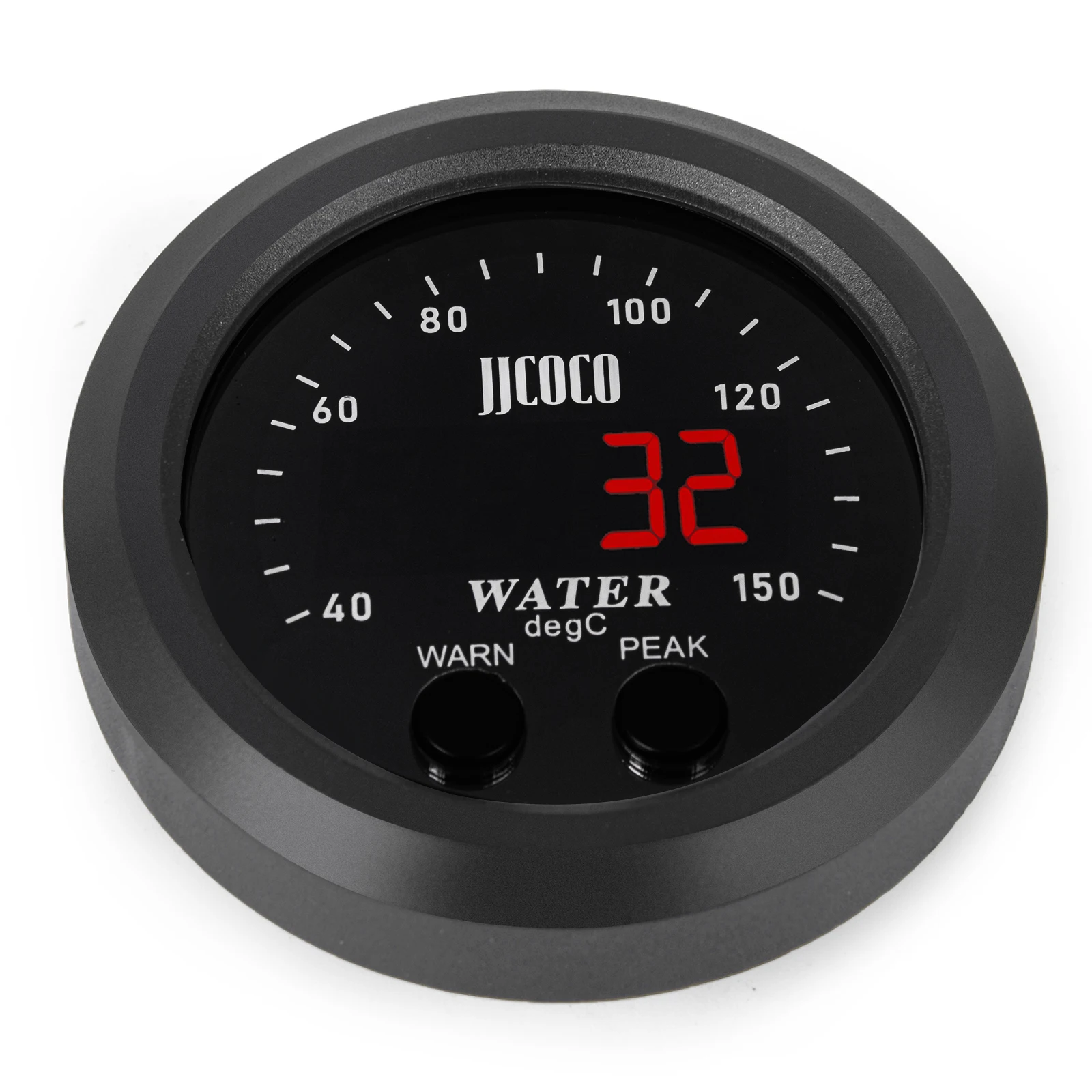 52MM Auto 12v/24v Ultra-thin Water Temperature Gauge With 1/8 Npt Sensor Car Digital Meter Red Display Temp 40-150C - view 6