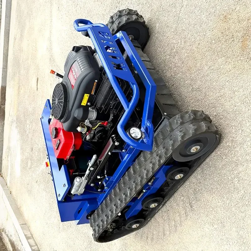 

Customized Cheap Wholesale Riding Automatic zero Turn Crawler Grass Cutter Remote Control Lawn Mower for Garden