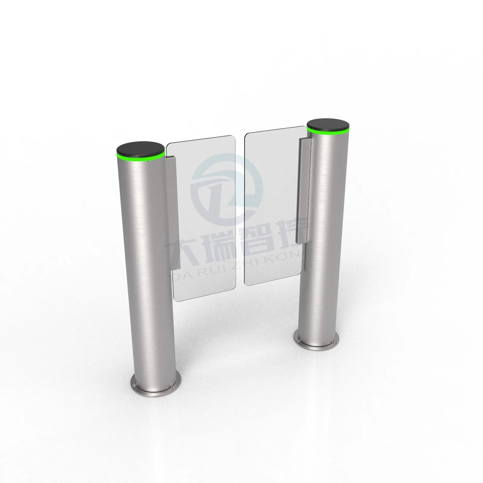 Cylindrical speed gate Turnstile exquisite small swing bank single swing  intelligent automatic door VIP gate access control