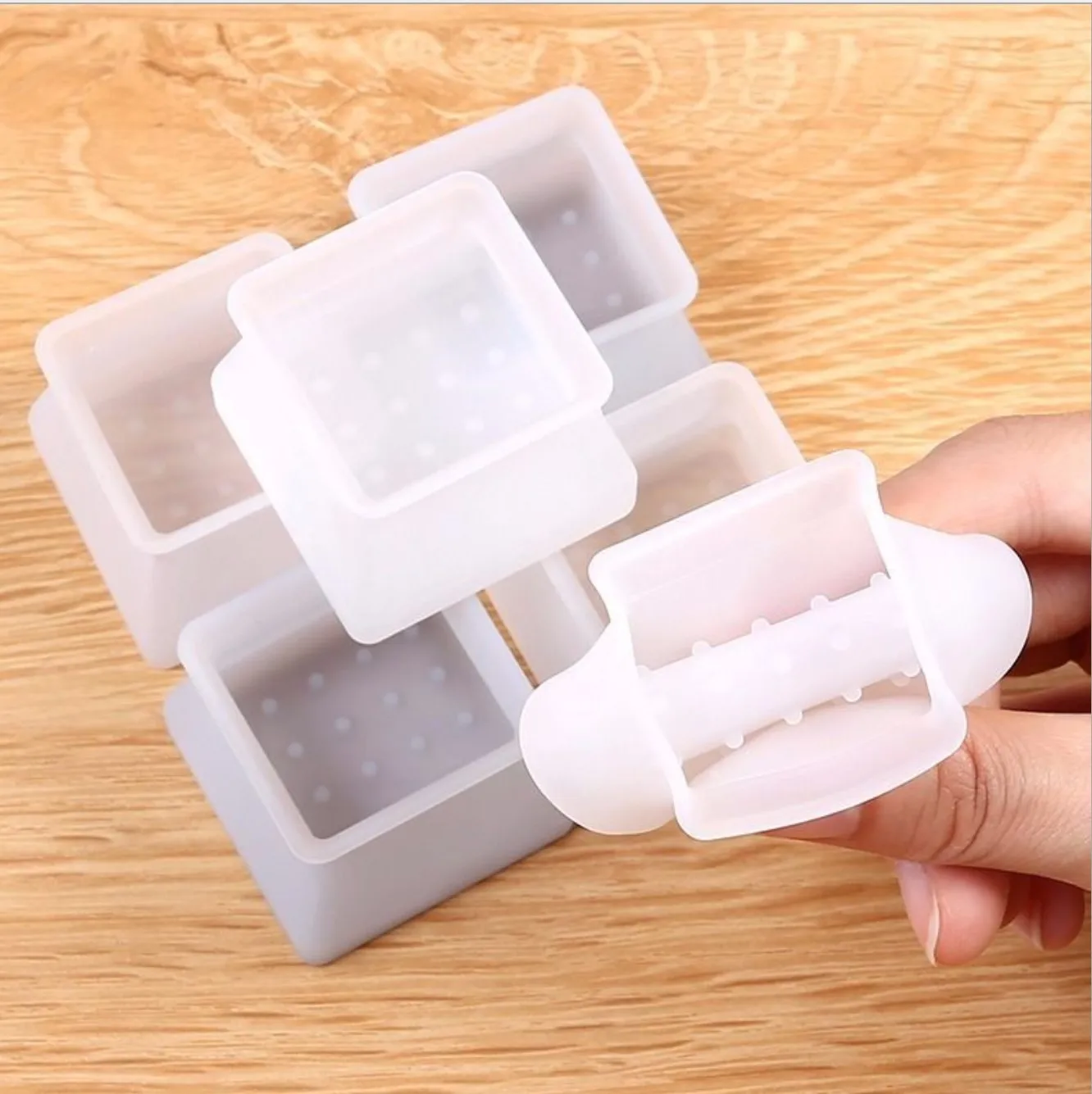 

4pcs Furniture Leg Foot Protector Table Chair Foot Cover Silicone Wear-resistant Cap Noise Reduction Protect Floor Feet Pad Cap