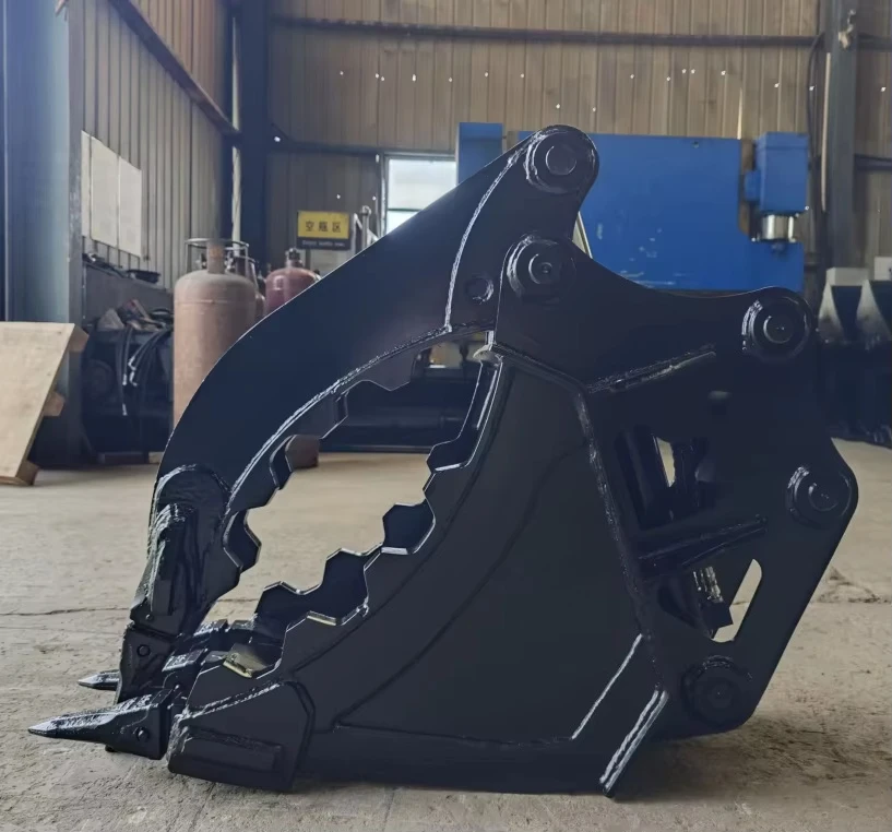 Excavator Grab Buckets for Construction Machinery Attachments
