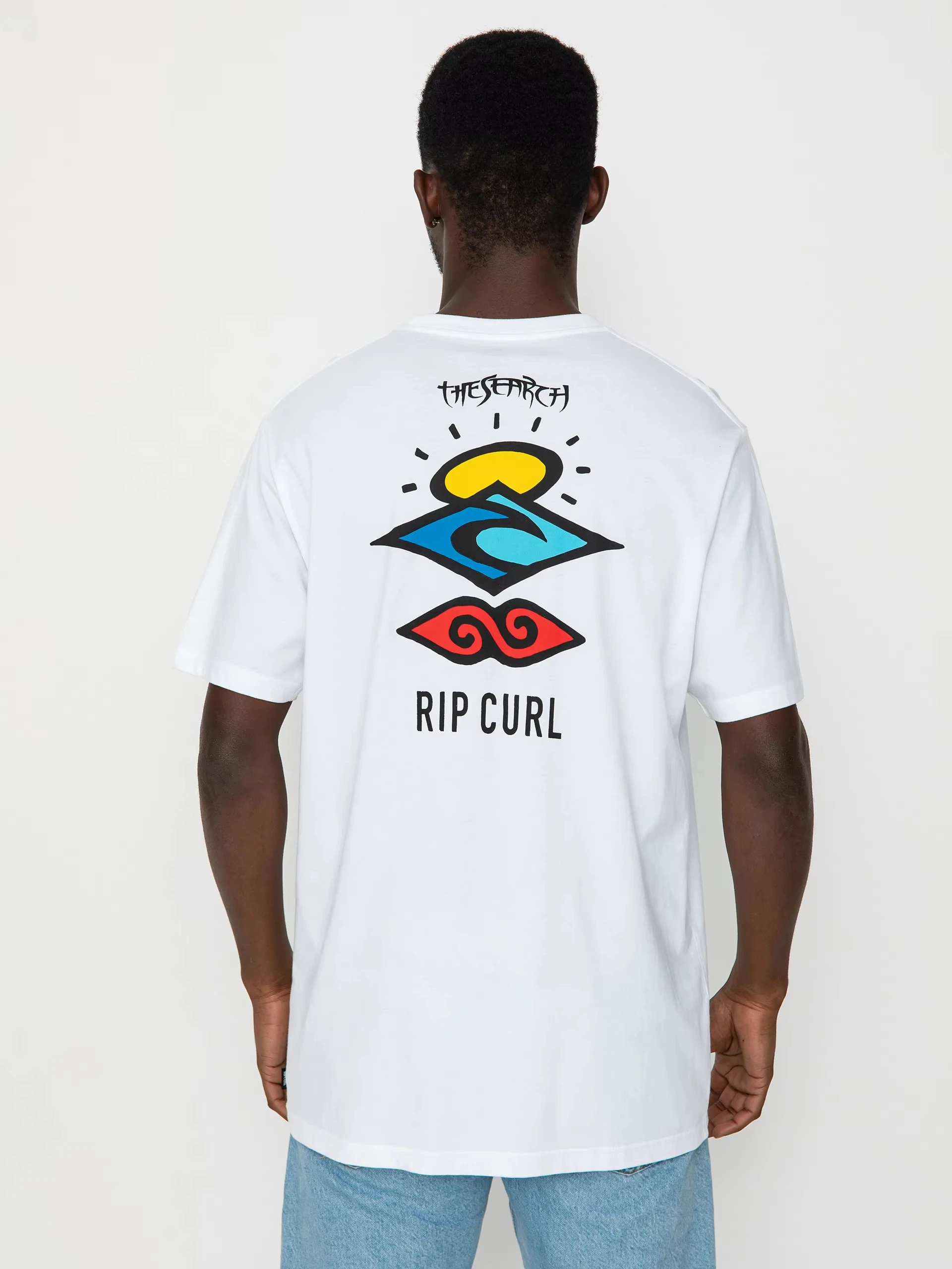 

2025 New RIPCURL SEARCH Sports Fashion Short-sleeved T-shirts Men Women Casual Loose Tops Seaside Short-sleeved T-shirt Unisex