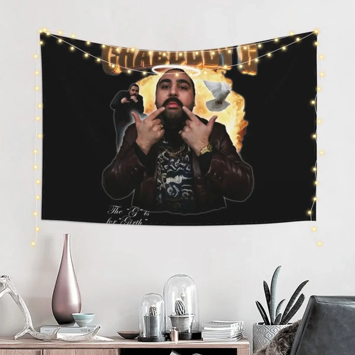 Chabuddy G - The G is for Girth Tapestry Room Ornaments Decoration Room Tapete For The Wall Decoration For Home Tapestry