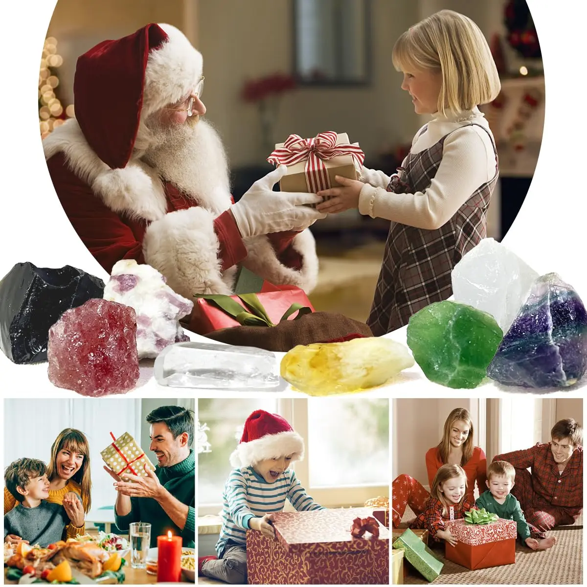 Advent Calendar 2023-24 Days of Rocks, Christmas Countdown Calendar, Minerals, Gemstones and Crystals for Girls Boys