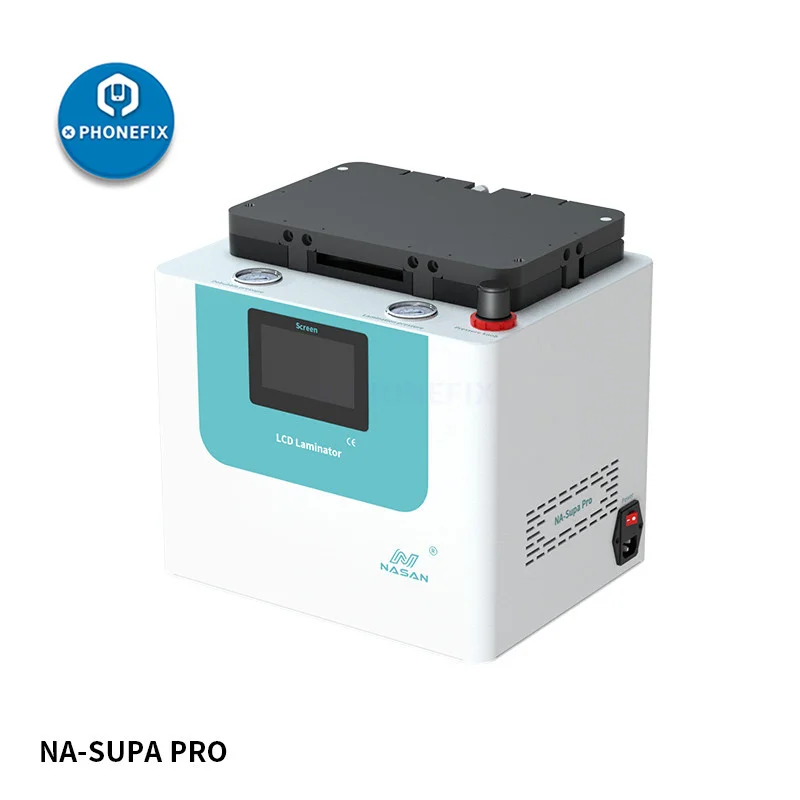 NASAN NA-SUPA PRO Built-in Pump LCD OCA Laminating Air Bubble Remove Machine For Smart Phone Flat and Curved Touch Screen Repair