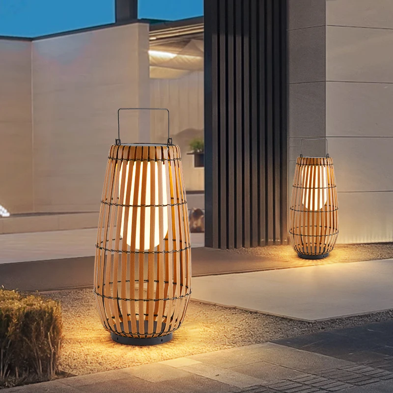 2026 Solar Outdoor Light Modern Garden Light Garden Layout Floor Villa Lawn Lamp Waterproof Outdoor Terrace Atmosphere