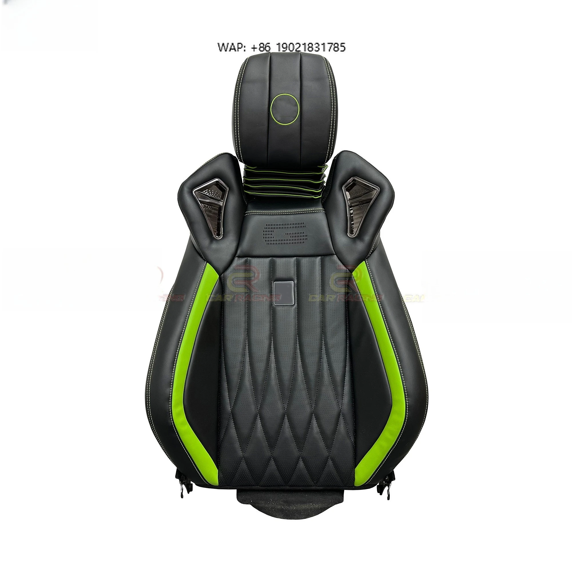B Style 2 Piece Leather Seat Customs Make Green Color AU-916 for G-Class W464 G500 G63 G550 2019-2024