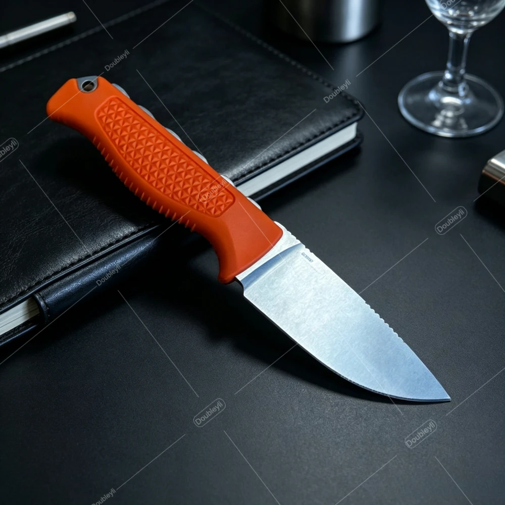 Multi-purpose Jungle Adventure 15006 Straight Knife with CPM-S30V Steel Non-slip Handle – Durable Outdoor Fishing Essential Tool view 2