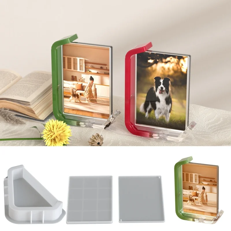 

NEW Photograph Frame Silicone Mold DIY Rectangular Picture Photo Frame Table Decoration Epoxy Resin Molds Home Craft Ornament