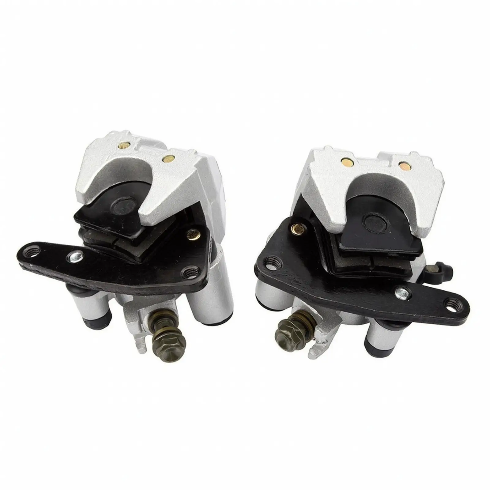 Mechanical Rear Brake Caliper for Banshee 350 Bruin ATV Compact Design Silver Finish Housing Bleeder Screw Included Offroad