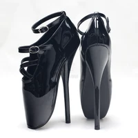 7''Spike Heel Ballet Shoes 18cm Heels Extreme High Heel Pumps - Image 5