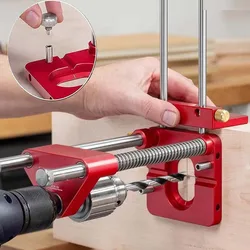 Woodworking Punch Guide Tool Opener Template Convenient Labor Saving Drill Hole Locator DIY Hand Tool Drilling Jig Carpenter