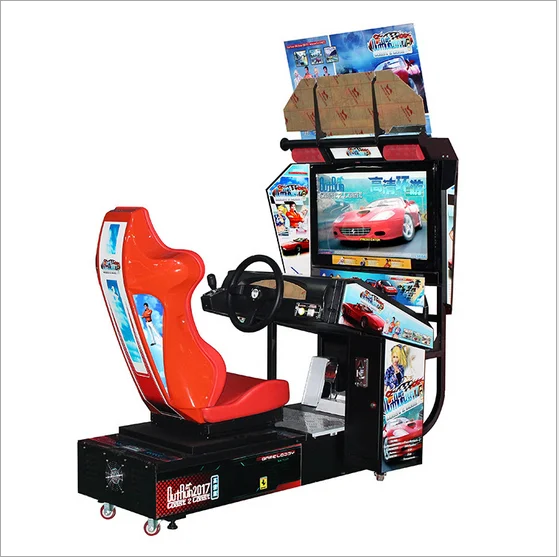 Cheapest Indoor 32 Inch LCD Outrun Coin Operated Video Racing Simulator Game Car Racing Game Machine