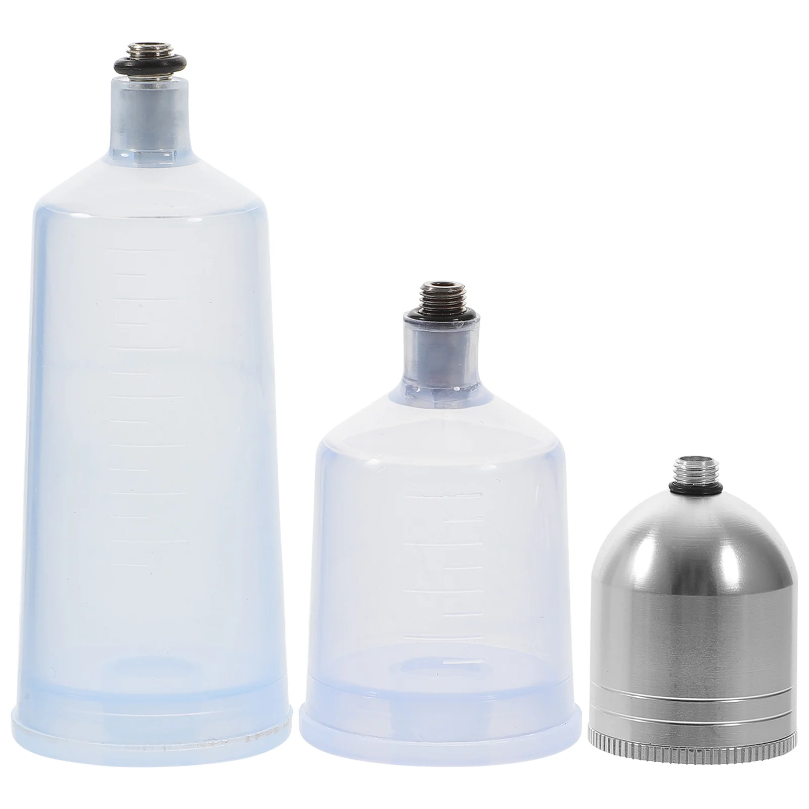 3 Pcs Airbrush Replacement Pot Portion Bottle Paint Container Dispenser Glass Water