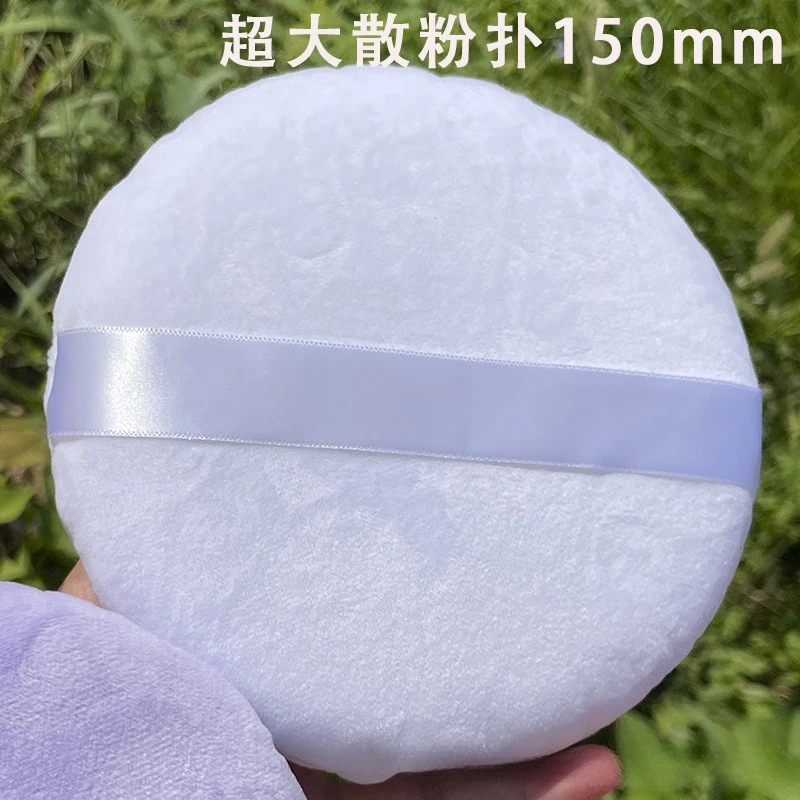 1Pcs Soft Velvet Makeup Sponge Big Mac Powder Puff Double-sided Makeup Sponge Don't Eat Powder Natural Smooth Makeup Puff