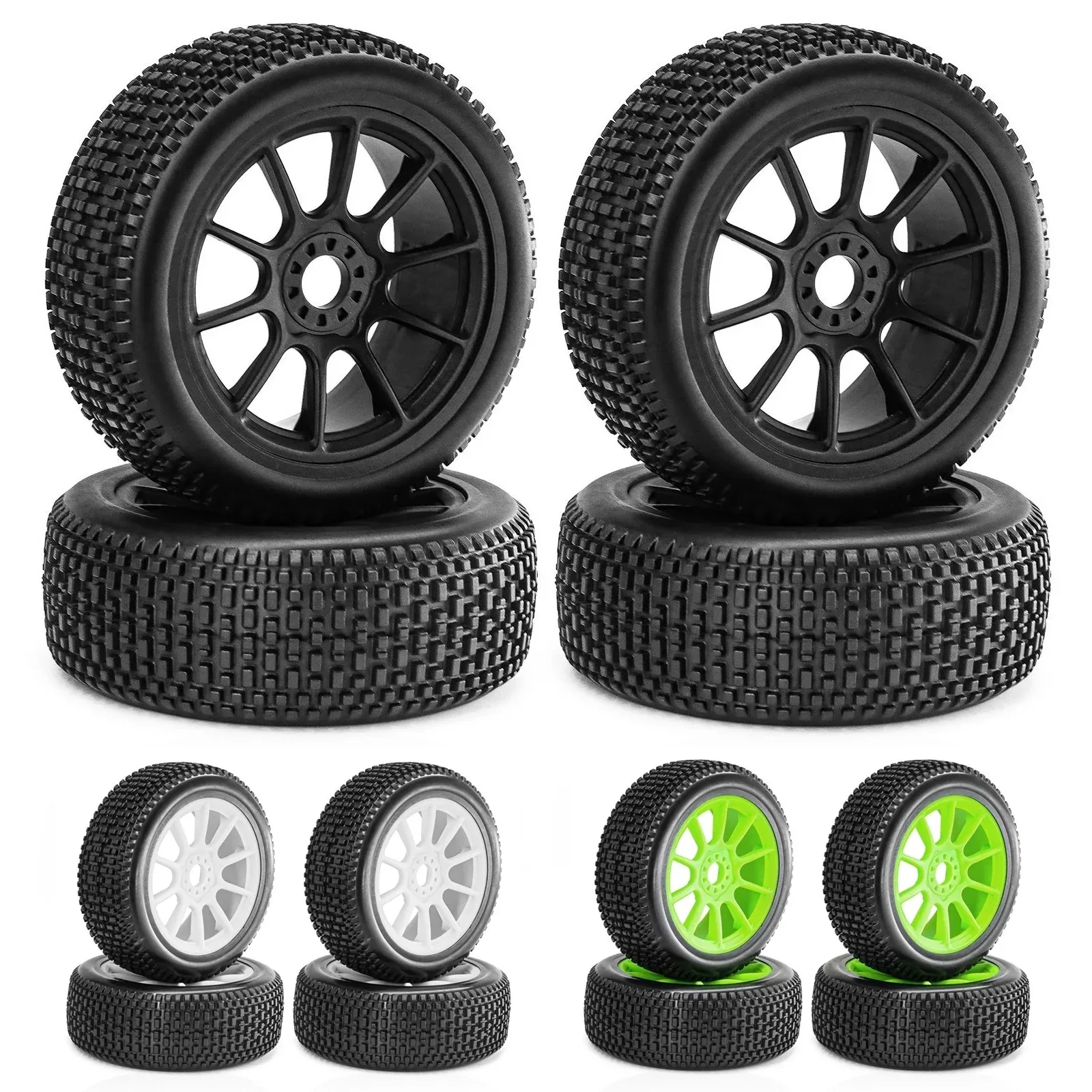 4個入り-1-8-rcカー用高グリップラバータイヤ-arrma-3s-6s-typhon-kyosho-buggy-inferno-mp10-hsp-オフロードバギーアップグレードパーツ