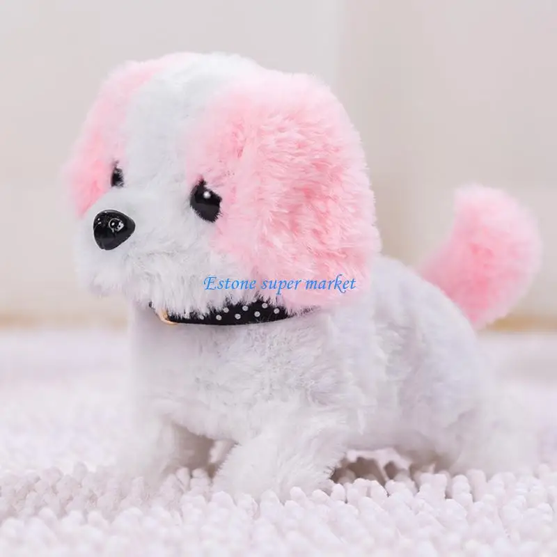 090B świąteczna lalka zabawka szczeniak blat półka akcesoria pokój biurko dekoracje na sofę piękny szczeniak figurka chodząca