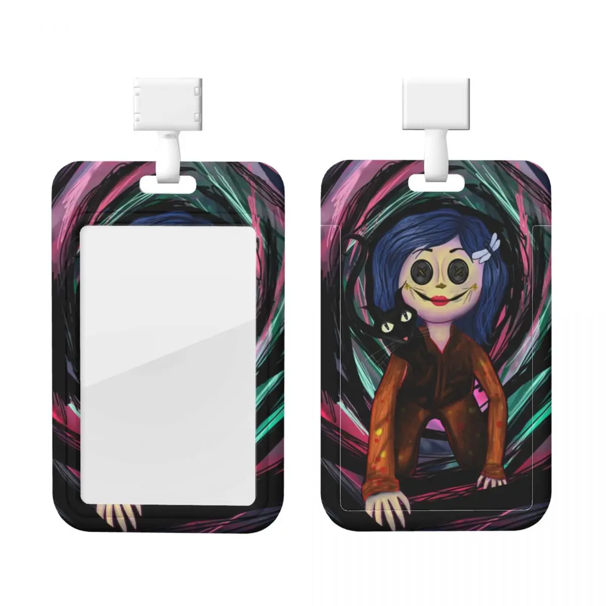 

Изготовленный на заказ шейный ремешок, держатель для карт, держатель для бейджа с кораллином для метро, автобуса, ремешок для банковской карты, держатель для бейджа для учетных больниц