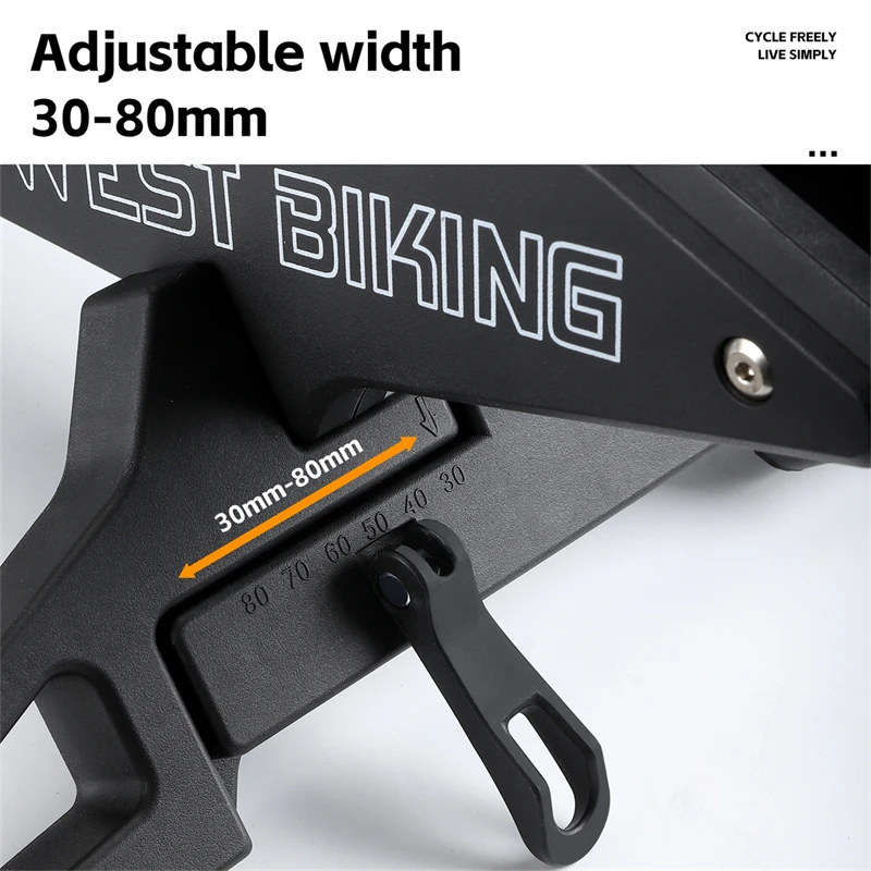 WEST BIKING Adjustable Bicycle Parking Rack Portable MTB Road Bike Storage Stand Anti-Slip Bike Display Holder Cycling Accessory