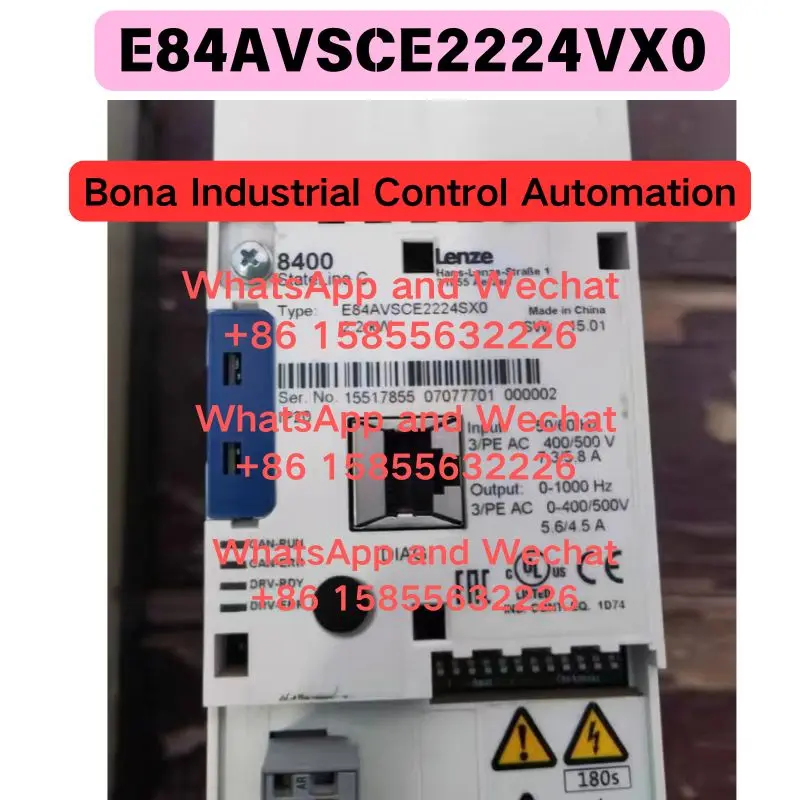 Used OEM disassembled partsE84AVSCE2224VX0 frequency converter Functional test OK Quick delivery