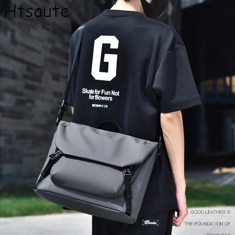 

Men Shoulder Cross Body Sling Bags Fashion Casual Multi-Capacity Brand Designer Business Oxford Male Briefcase Messenger Bag