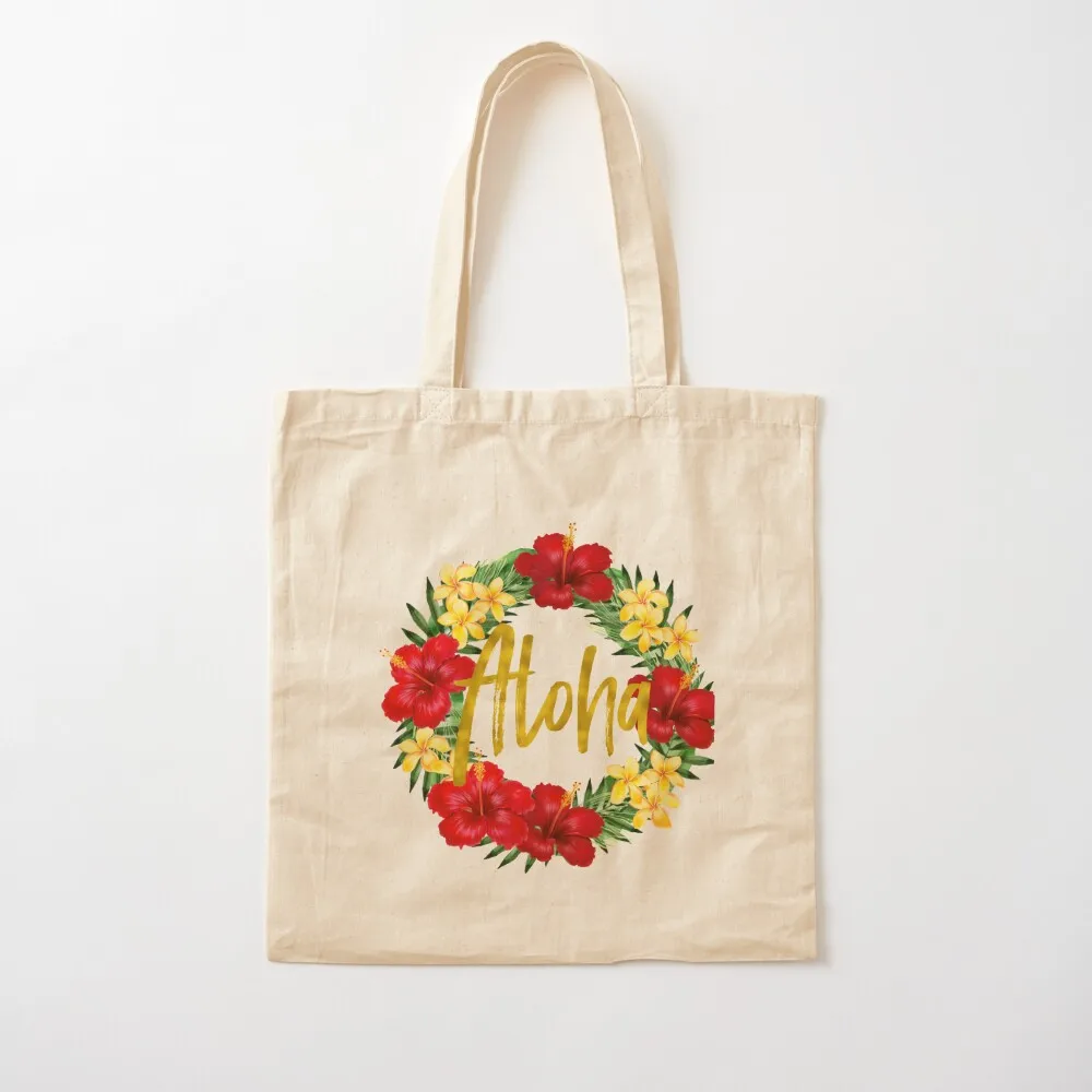 Tropical Paradise Hawaiian Birds of Paradise Illustration Tote Bag tote bag men's tote bag university female