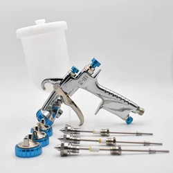 W101 Paint Spray Gun HVLP Air Spray Gun 1.0mm 1.3mm 1.5mm 1.8mm 400cc cup High Atomization Car Spray Gun