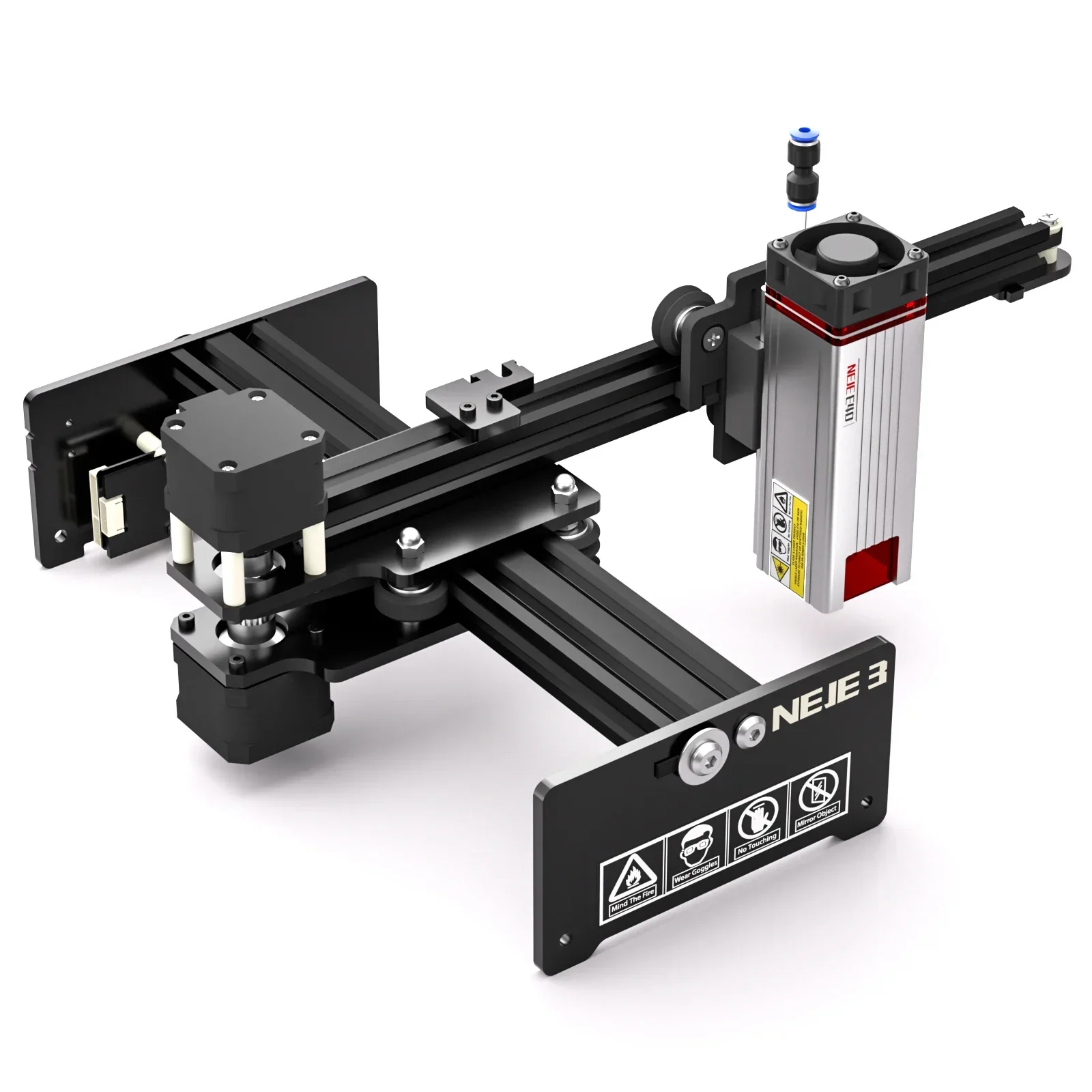 NEJE 3 E40 100W engraver for stainless steel metal stone 170*170mm mini wood acrylic cutting machine