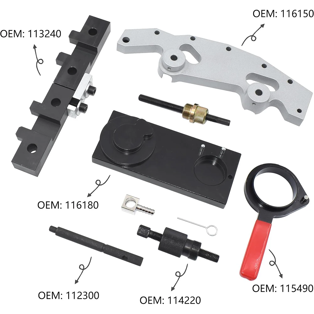 Double Vanos Camshaft Alignment Locking Timing Tool Kit for BMW M52 M52TU M54 M56