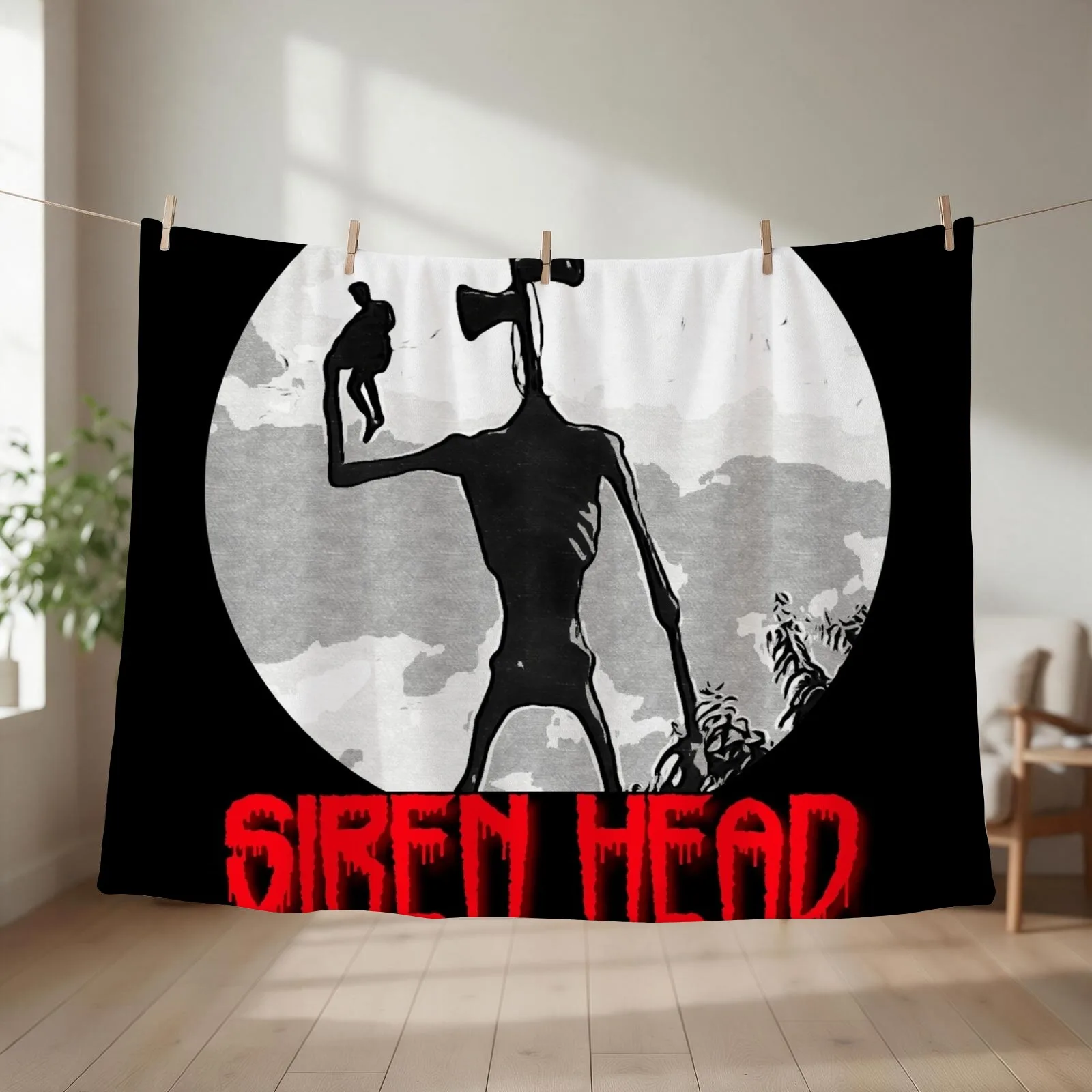 Siren Head Throw Blanket for babies Blankets For Baby for sofa Shaggy Blankets