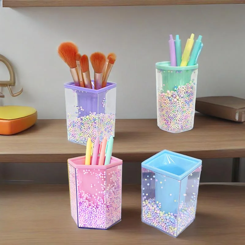 Foam Acrylic Pen Holder Durable and Easy To Clean for Storage Pen Makeup Brush Desktop Classification Flower Arrangement