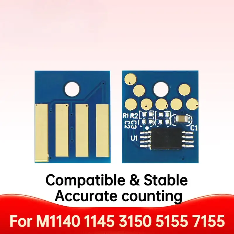 

24B6213 24B6040 24B6020 24B6025 M1140 M3150 Toner Cartridge Chip for Lexmark XM1140 M1145 XM3150 M5155 M5163 XM5170 XM7170 Drum