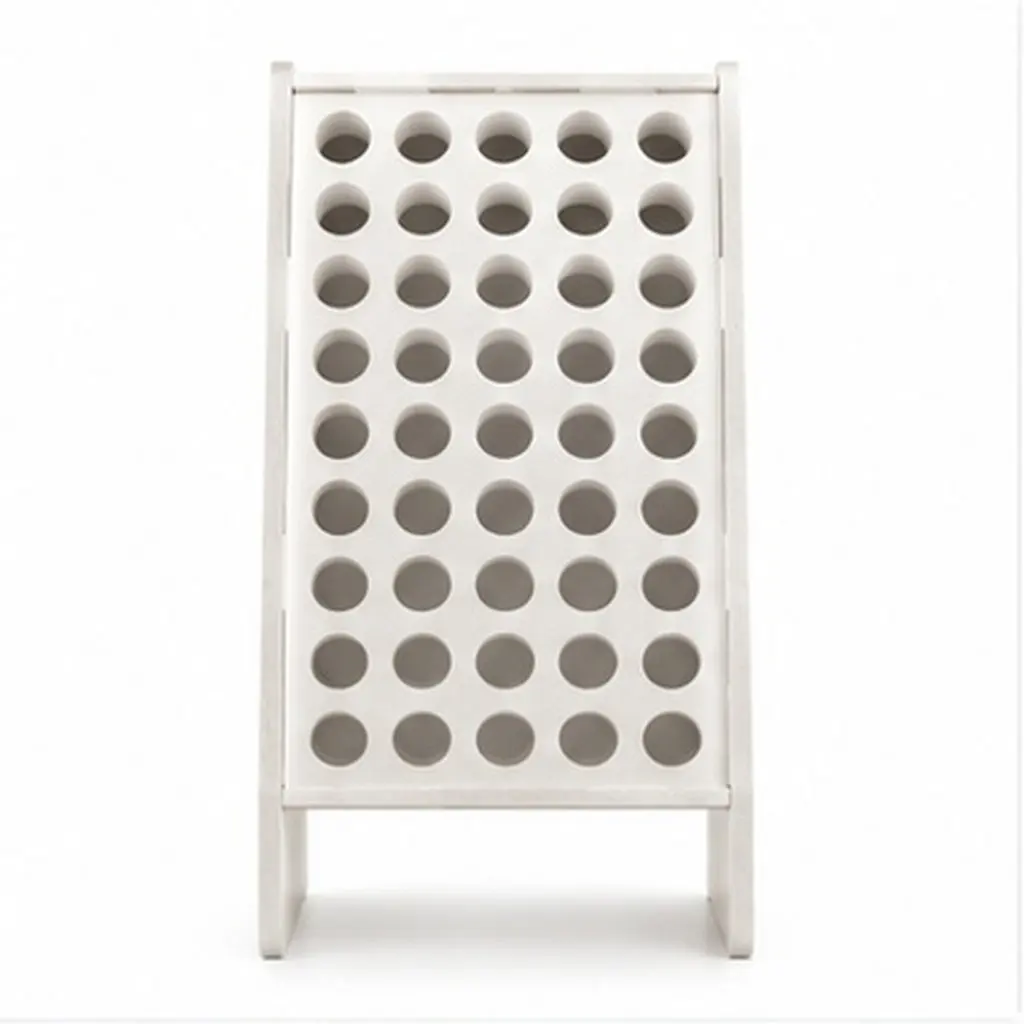 45-Slot Stylish Slanting Pen Holder Desktop Organizer Stationery Storage Rack for Markers Pencils Office School Kindergarten