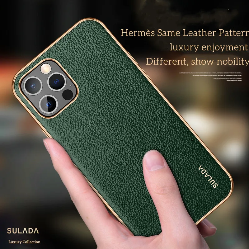 For iPhone 15 Case SULADA Luxury Leather Case Leather Protection Soft Shell Ultra-thin for iPhone 14 Pro Max coque iphone pro