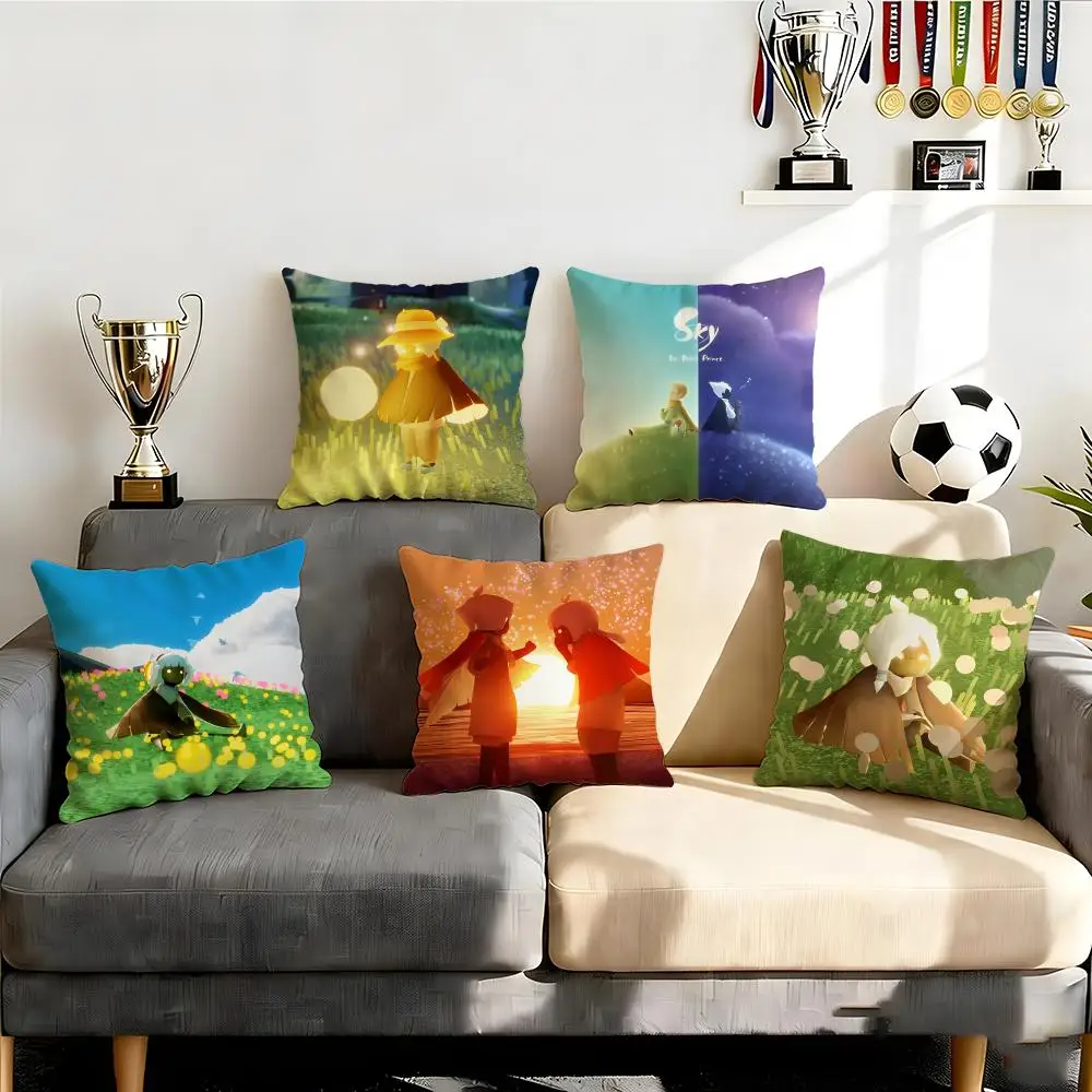 

Наволочки Fantasy Sky Children of the Light, набор из 4 шт., 50x50, 45x45, 40x40, декоративные наволочки для дивана, домашний декор