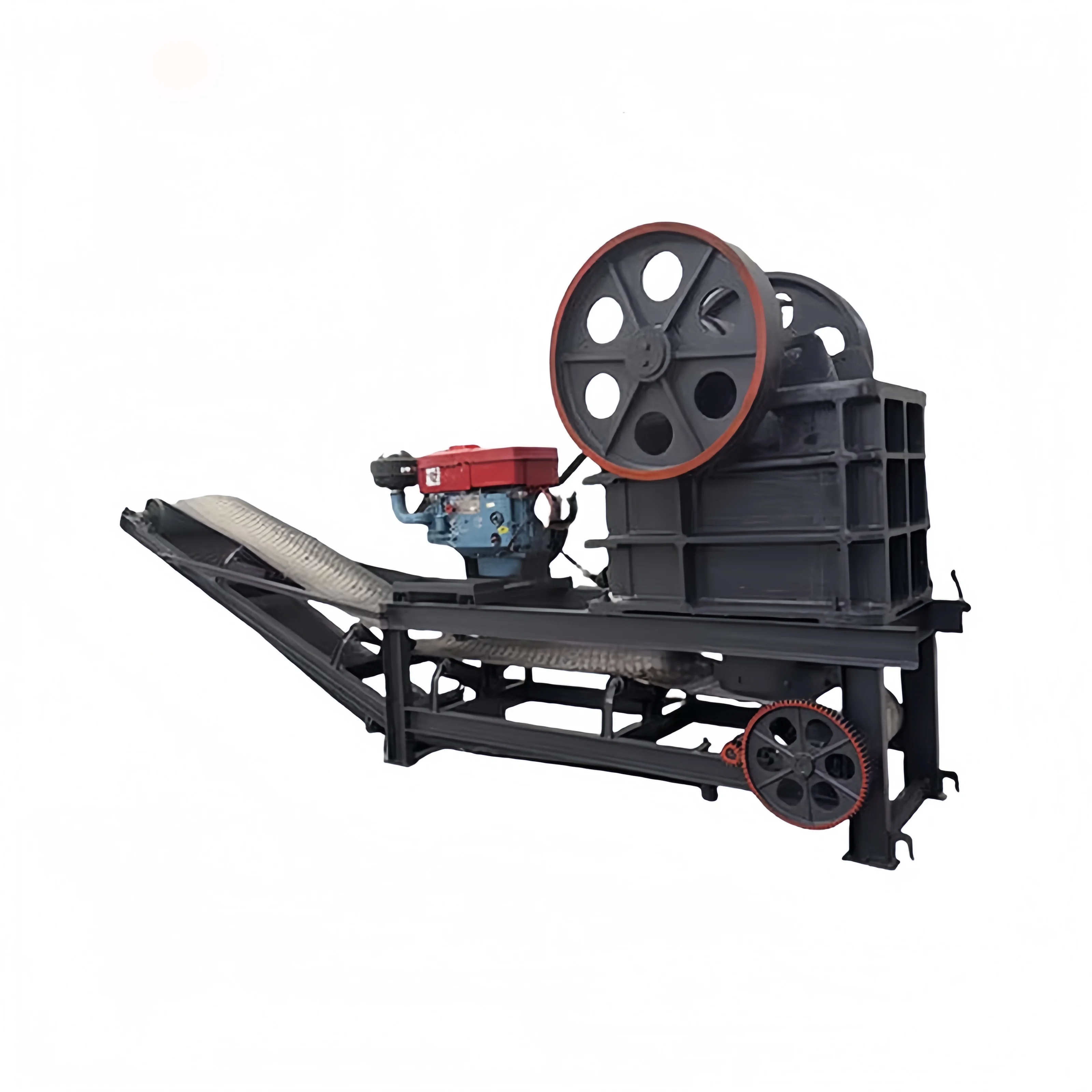 Mobile AC Motor Stone Jaw Crusher 50-500t/h Capacity Factory Direct New Condition Core Motor Engine Ore Crushing Mining