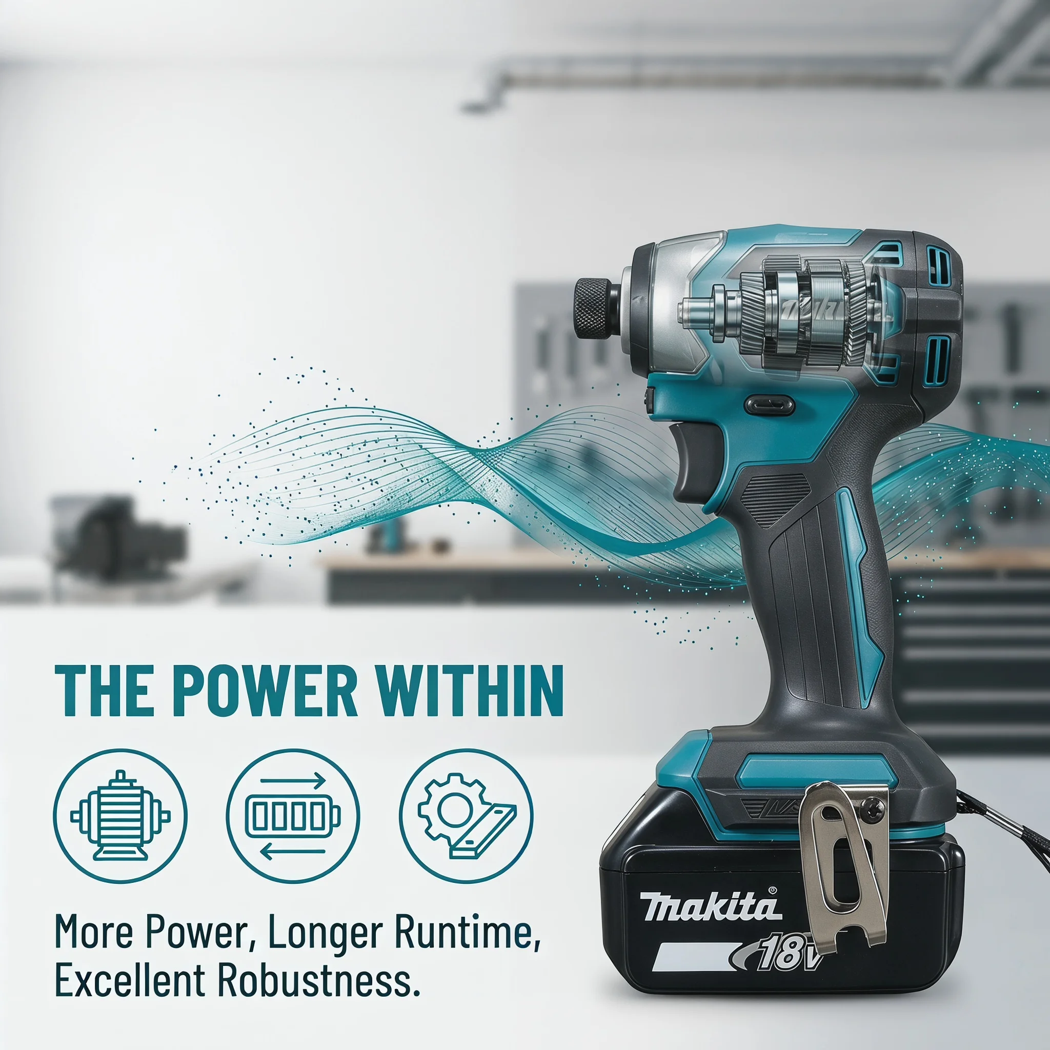 Makita DTD173 Blue 18V LXT Brushless Impact Driver 180Nm Compact Handheld Tool For Carpentry Assembly Home DIY