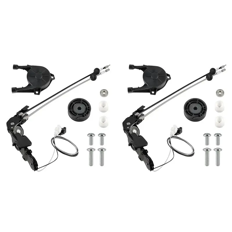 Simple 2X 85620-08042, 6963108030, 924-550 Power Sliding Door Cable Kit Rear Right W/O Motor For Toyota Sienna 2004-2010