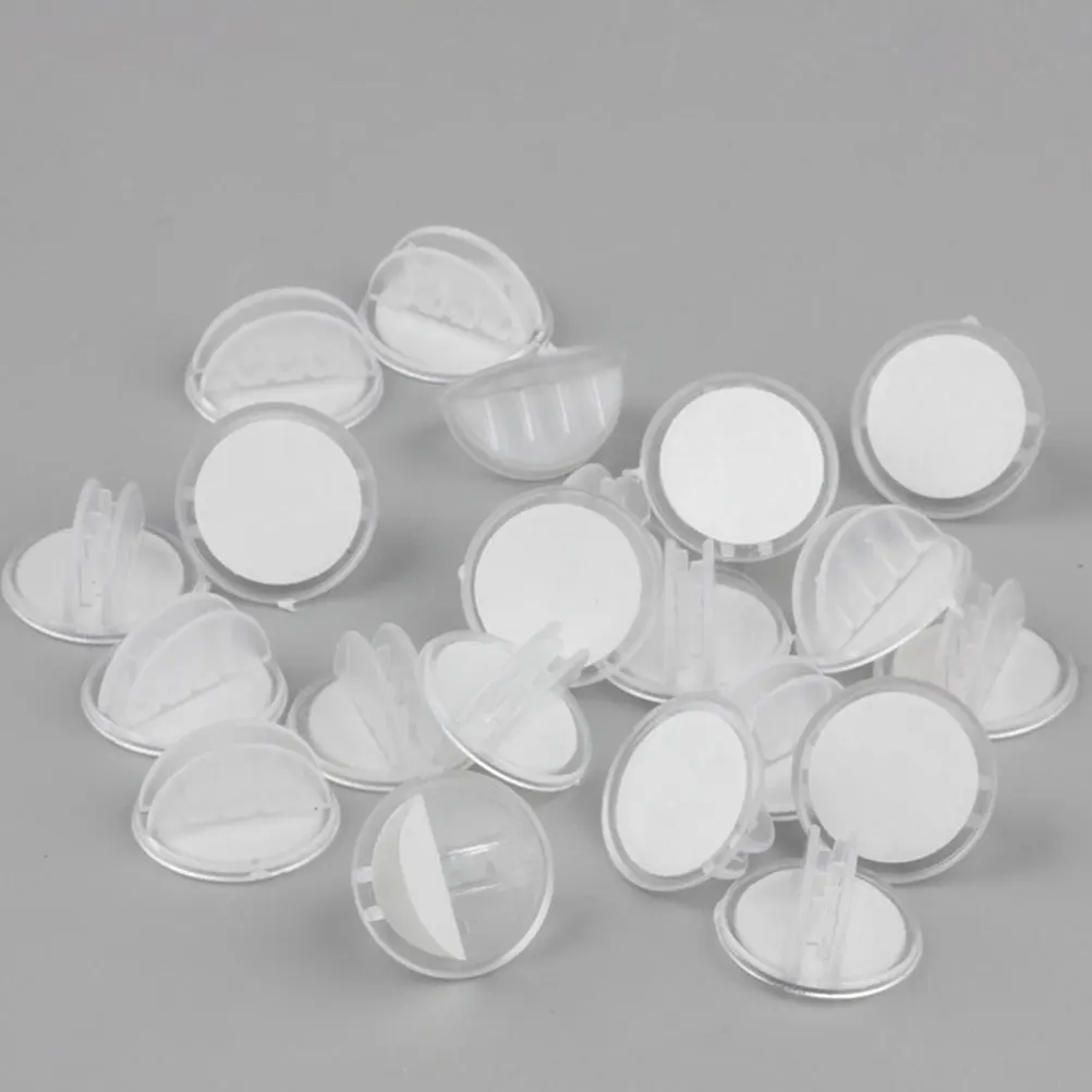 

25pcs Label Holder Tag Clips for Shelves Signs Clothing Rack Merchandise Price Folder Plastic Adhesive Base Display